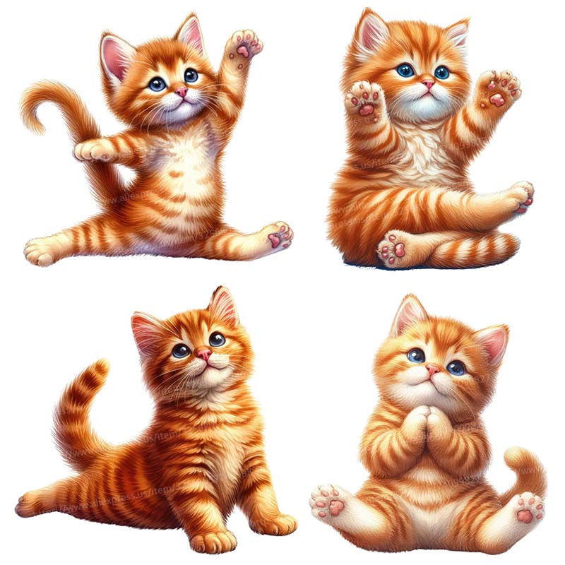 Kitchen Appliances Design - Yoga Katze Wanda uf kleber abnehmbare