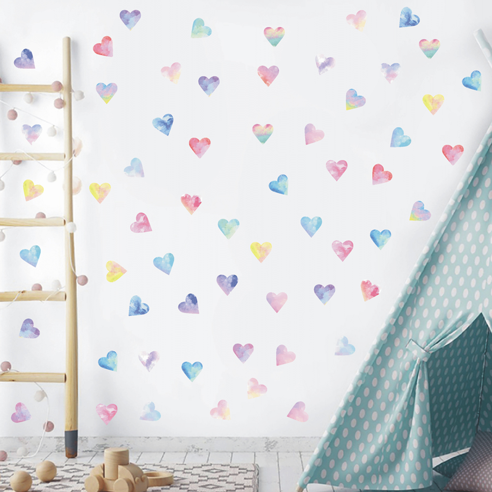 Bunte Herzen Paar-Wandaufklebe – Kitchen Appliances Design Bewertung und Preis